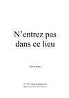 N'entrez pas dans ce lieu