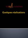 Quelques réalisations easyl cuisines V2