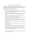 Top SEO Tips for your website