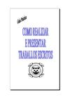 Como realizar e presentar un traballo escrito