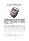 Garmin Forerunner 305 GPS Receiver & Sports Watch