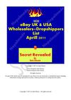 eBay Wholesalers and Dropshippers List 2011