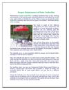 Proper Maintenance of Patio Umbrellas