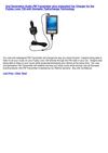 2nd Generation Audio FM Transmitter plus integrated Car Charger for the Fujitsu Loox 720 with Gomadic TipExchange...