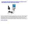 2nd Generation Audio FM Transmitter plus integrated Car Charger for the HP iPAQ hw6950 with Gomadic TipExchange...