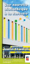 Une nouvelle bibliothèque à la Roseraie
