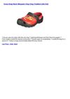 Crocs Drag Racin Mcqueen Clog Clog (ToddlerLittle Kid)