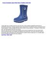 Crocs Crocband Jaunt Rain Boot (ToddlerLittle Kid)