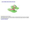 crocs ToddlerLittle Kid Wave Flip Flop