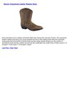 Denver Crazyhorse Leather Western Boot