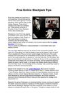 Free Online Blackjack Tips