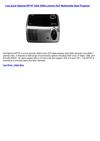 Video Projectors - Optoma EP727 XGA 2200-Lumens DLP Multimedia Data Projector