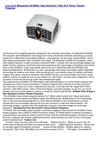 Video Projectors - Mitsubishi HC3000U High Definition 720p DLP Home Theater Projector