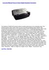 Video Projectors - Manual Focus & Zoom Digital Keystone Correction