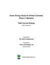 Green Energy Study for British Columbia - Tidal Current Energy