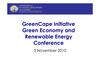 GreenCape Renewable Energy Conference, 2010