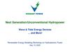 Next Generation - Unconventional Hydropower - Wave and Tidal Energy Devices