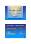 Ocean Energy in South Africa
