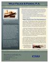 Wild Felice and Pardo, Estate Planning and Asset Protection Newsletter, June 2010 