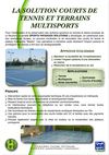 Plaquette Tennis et Multisports Ile de la Réunion