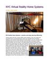 NYC Virtual Reality Home Systems