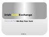 Cash for gold jewellery