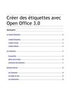 4 - Les étiquettes avec Open Office 3