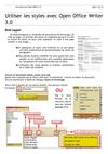 Utiliser les styles avec Open Office 3