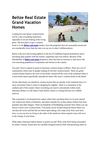 Belize Real Estate Grand Vacation Homes
