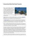 Extraordinary Belize Real Estate Properties