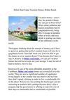 Belize Real Estate Vacation Homes Within Reach