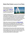 Belize Real Estate Luxury at Low Rates