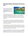 Wonderful Belize Real Estate Homes has it all