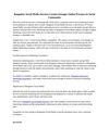 Bangalore Social Media Services Creates Stronger Online Presence in Social Community