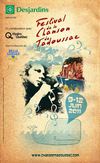 Programme du Festival de la chanson de Tadoussac