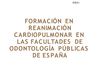 FORMACION EN REANIMACION CARDIOPULMONAR