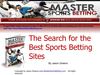 The Search for the Best Sports Betting Sites