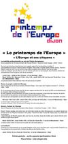 Programme de la cave de l'oncle doc à Dijon - Le Printemps de l'Europe Dijon