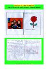 Libro y rosa.