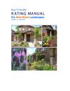 CA Bay-Friendly Rating Manual for New Homes Landscapes