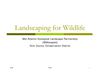 PA: Mid-Atlantic Landscaping for Wildlife