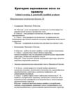 Критерии оценивания эссе по проекту