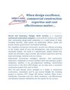 Commercial Construction Company Raleigh, Construction Services for Church, Offices