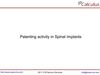 IPCalculus - Spinal Implant Patenting Activity