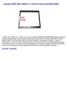 Video Projectors - _NEW_ DELL E6400 14.1 LCD Front Trim Cover Bezel P933G