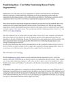 Fundraising Ideas - Can Online Fundraising Rescue Charity Organisations?