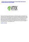 Televisions & Video - Vitek VT-H41250 Alpha Series 4 Channel Digital Video Recorder wH.264 Compression and PTZ, 250GB