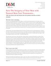 Save the integrity of your skin