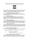 Best Practices in Global Human Resource Management
