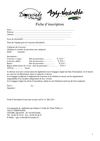 FICHE D INSCRIPTION ET REGLEMENT